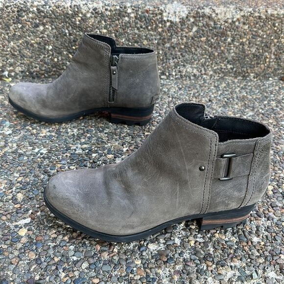 Sorel Lola‎ Buckle Ankle Bootie Sz 9 - Picture 5 of 9